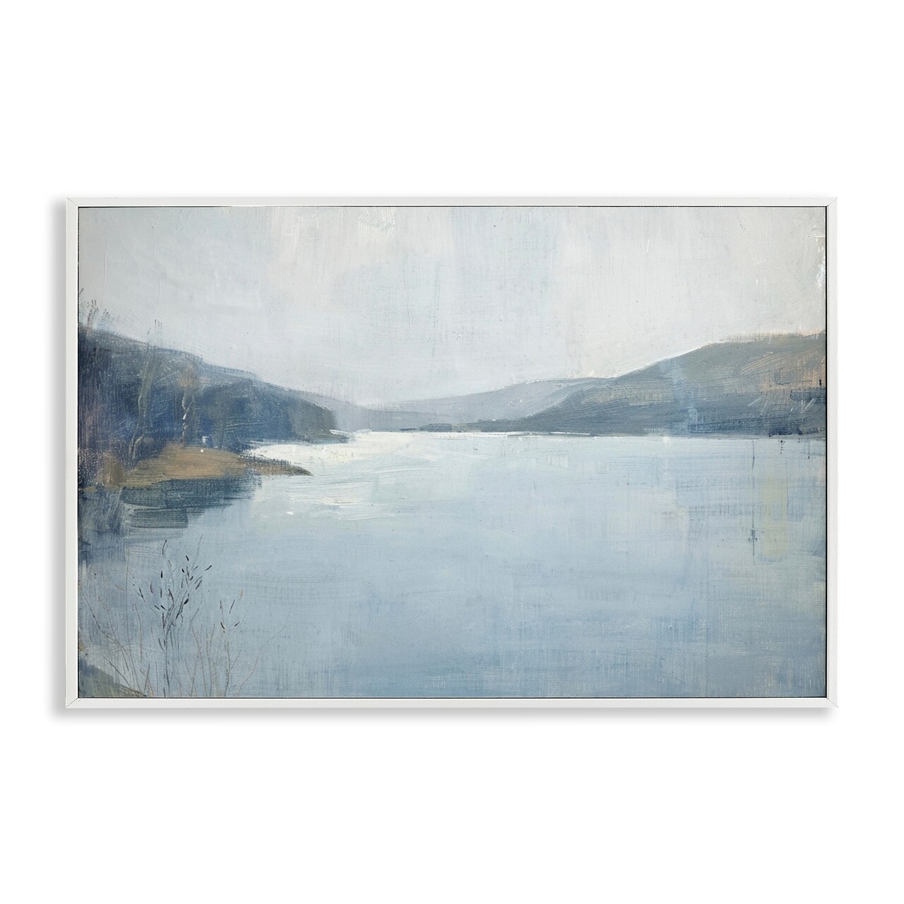 Stupell Industries Faded Distant Mountains Framed Giclee Wall Art Design by LSR Design Studio